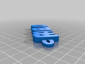 pablo Anahtarlık özelleştirilmiş 3d print model - Mito3D