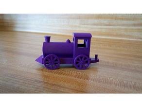 petit train à vapeur jouets & jeux 3d print model - Mito3D