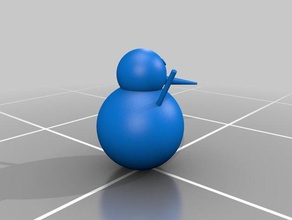 el muñeco de neve - licuadora 27 09 17 sesc las esculturas 3d print model - Mito3D