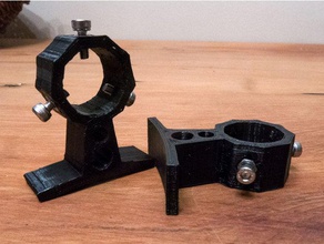 laser bracket telescope tube physics & astronomy 3d print model - Mito3D