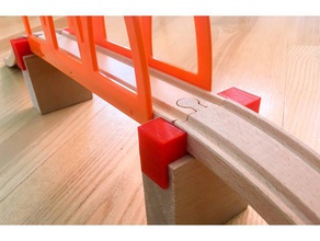 bridge clamp ikea lillabo train toy & game accessories track 3d print model - Mito3D
