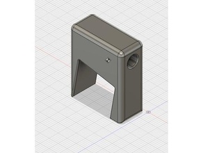 simple display bracket - no extra mounting hardware needed 3d printer parts tevo tarantula 3d print model - Mito3D
