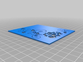 floral stencilscrapscrapbooking 3d printing 3d print model - Mito3D
