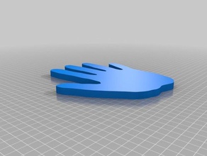 anatomy 2d hand planes 3d printing 3d print model - Mito3D