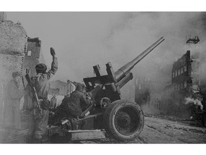122 mm gun m1931 37 a-19 hobby antitank bolt action flames war soviet urss 3d print model - Mito3D