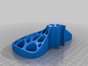voronoi portasapone 18mm tubo bagno 3d print model - Mito3D
