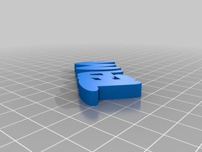 team Schlüsselanhänger kundengebundene 3d print model - Mito3D