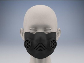 breathing mask costume post-apocalyptic 3d print model - Mito3D