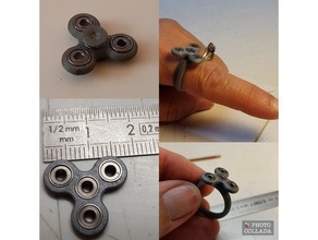 nano-spinner Spielzeug & game Zubehör bague ring bijoux fidget spinner - 3d print model - Mito3D