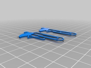 clipe de papel flamingo A impressão 3d 3d print model - Mito3D