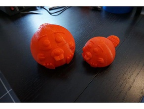 melma beaver contenitore animali animale paffuto di grasso 3d print model - Mito3D