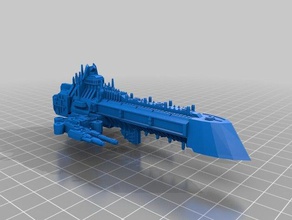 imperiale navi da guerra i veicoli battleship scifi astronave 3d print model - Mito3D