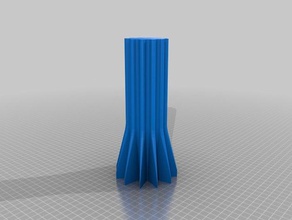 rocket vase decor inspiration krisp3d 3d print model - Mito3D