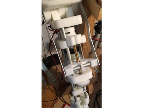 stronger motor inmoov upper leg updated 3d printing modifications 3d print model - Mito3D