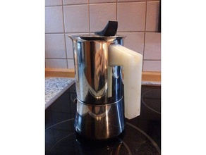 espresso pot handle replacement parts 3d print model - Mito3D