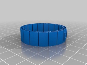 il mio flessibili su misura nome braccialetto ema bracciali 3d print model - Mito3D