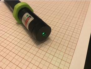 laser pointer rotary switch parts 3d print model - Mito3D