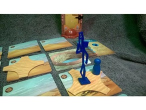 porteur d'eau de la pièce jouets & accessoires jeux le verseau carte transporteur désert interdit jeu morceau pot bâton l'homme vase l'eau 3d print model - Mito3D