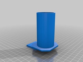 semplice filamento porta rotolo di carta Stampante 3d parti bobina titolare 3d print model - Mito3D