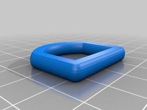 meu personalizados d-ring esporte & ao ar livre personalizado 3d print model - Mito3D