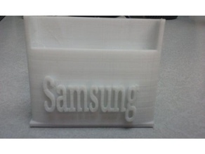 galaxy core prime charging stand mobile phone samsung 3d print model - Mito3D
