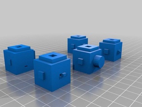 mini-bot starter blocchi La stampa 3d 3d print model - Mito3D