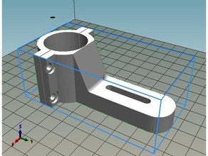 evrensel boru klip kol 275 mm 1 inç diy tutucu monte edin 3d print model - Mito3D