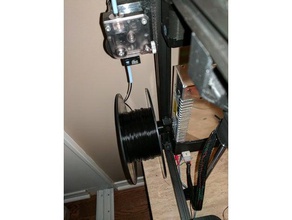 2020 filament spool holder 608zz bearings 3d printer accessories 3d print model - Mito3D