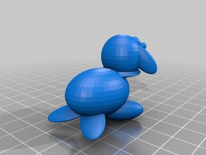 popplio pokemon le creature 3d print model - Mito3D
