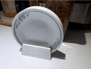 small plate holder corelle kitchen & dining 3d print model - Mito3D