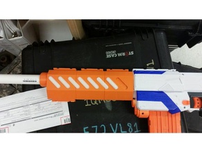 nerf retaliator sniper rifle custom kit inserts toys & games 3d print model - Mito3D