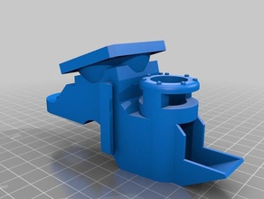 sensor mount frankenstein 40mm fan 3d printer parts anet a6 3d print model - Mito3D