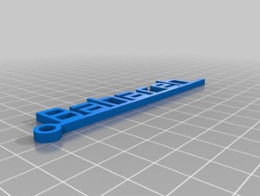my customized keychain generator more then 3 letters dogtag keychains 3d print model - Mito3D