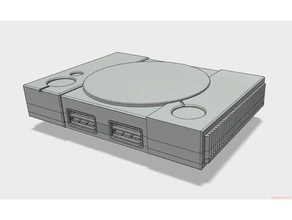 playstation pi mini v 2 raspberry + 3 cas les jeux vidéo la 1 ps1 rasberry pi3 3d print model - Mito3D