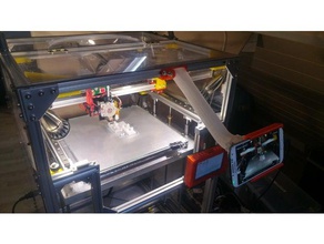 s4 ıp-cam mount yazıcı 2020 ekstruzyon 3d aksesuarları kamera monte edin 3d print model - Mito3D