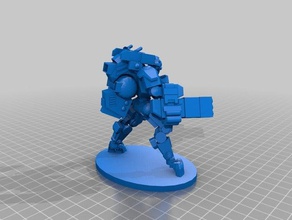 tau fantasma armadura brinquedos & games 3d print model - Mito3D