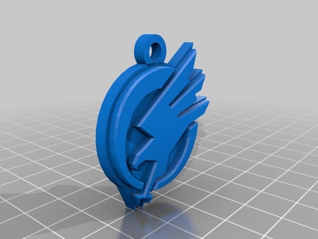 gdi emblema command conquer 3 giochi 3D print model - Mito3D