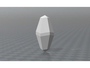 trigonale cristallo di calcite biologia i cristalli la geologia minerale minerali 3d print model - Mito3D
