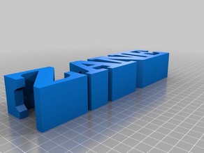 porta-lápis zane sinais e logotipos personalizado 3d print model - Mito3D
