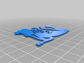 tinkerbell campanilla peter pan aglomerado sucata scrapbooking A impressão 3d 3d print model - Mito3D