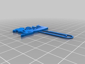 clip di carta tinkerbell campanilla peter pan La stampa 3d 3d print model - Mito3D