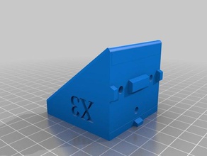 nema 17 2020 mount z motors 3d printer parts tronxy x3 x3a motor bracket mounts 3d print model - Mito3D