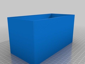 my customized simple lidded box containers 3d print model - Mito3D