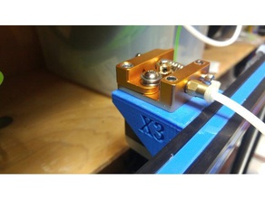nema 17 2020 rail mount 3d printer parts extrusion bowden extruder dual nema17 tronxy x3 x3a 3d print model - Mito3D