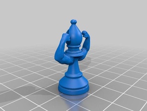 musculoso xadrez 3d print model - Mito3D