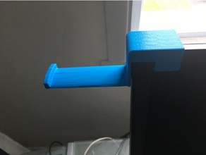 headphone monitor hanger office benq holder hook superlux 3d print model - Mito3D
