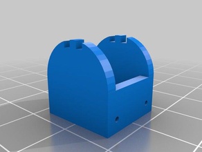 2 battery 357 303 holder parts customized 3d print model - Mito3D