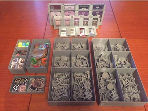 büyük karanlık tepsi kart sahipleri Minyatürler oyunlar boardgame sahibi 3d print model - Mito3D