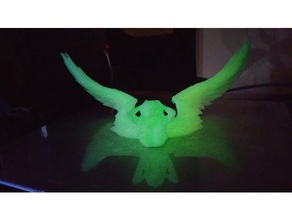ángel oscuro de malla versión fija art 3d print model - Mito3D