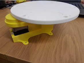 basic round table nema 17 stepper 6 positions robotics makersmuse nema17 roundtable rundschalttisch rundtakttisch rundtisch takt 3d print model - Mito3D
